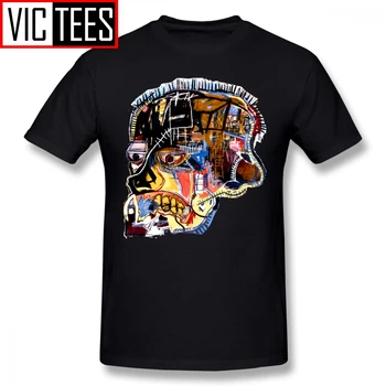 

Mens Basquiat T Shirts Basquiat Skull Sticker T-Shirt Graphic XXX Tee Shirt Awesome Cotton Male Fashion Tshirt