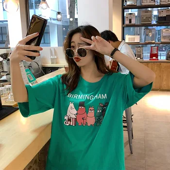 

Red Short Sleeve T-shirts for Women 2020 Summer Clothes for Women Plus Size Crop Top Long Sleeve 90s Women Tshirt Aesthetic