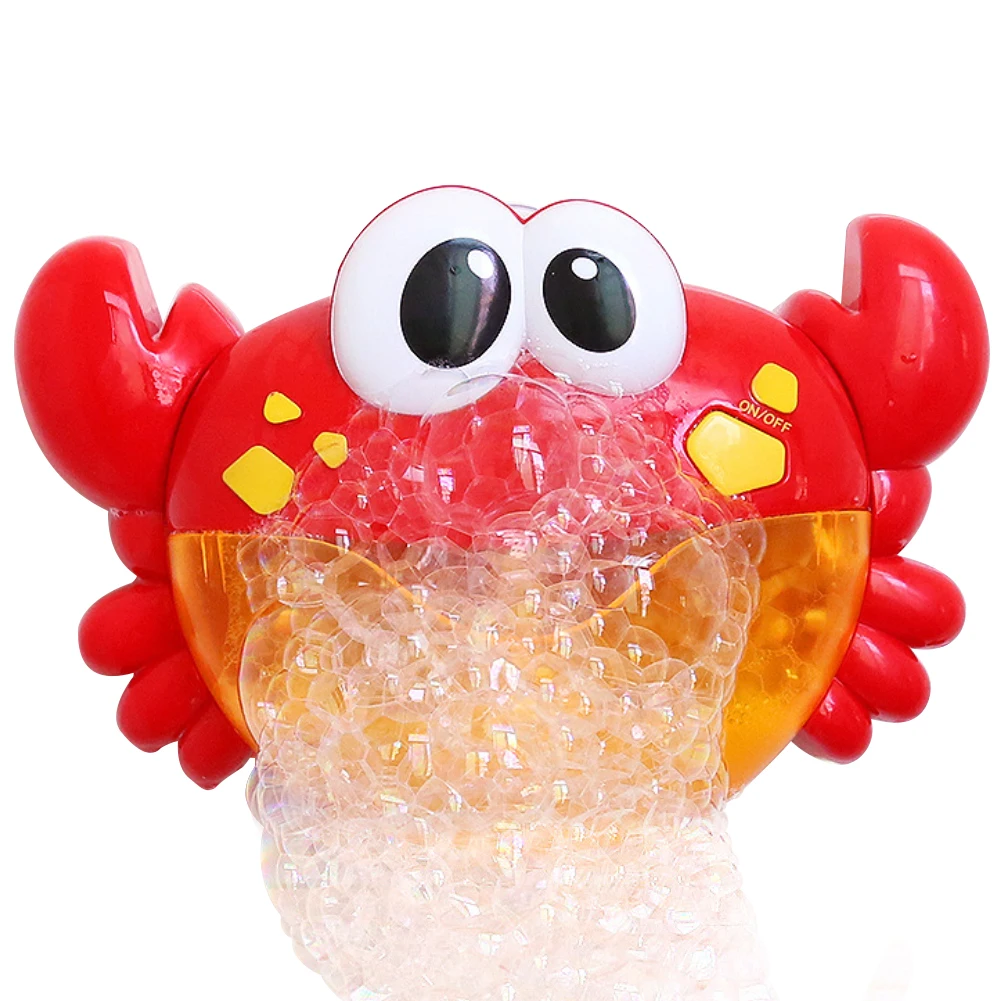 Bubble крабы Музыка Детские Игрушки для ванны детский бассейн Ванна Для Купания Мыло машина автоматический пузырь смешной Краб Ванна игрушка
