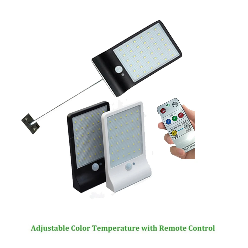 

Aluminum pole 48/36 LED Solar light Motion Sensor solar Lamp Waterproof Outdoor Decoration Lights garden street spot flood light