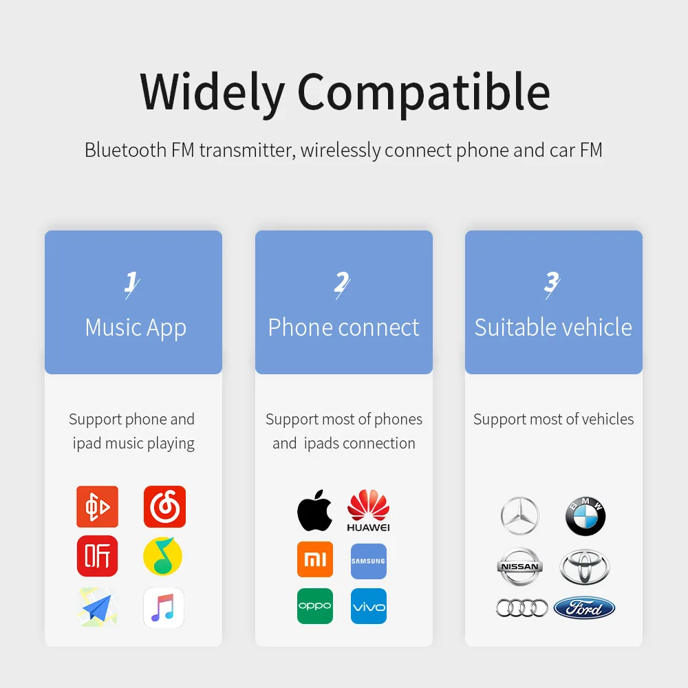 Автомобильное зарядное устройство с двумя USB, Bluetooth 5,0, fm-передатчик, Автомобильный MP3-плеер, комплект, автомобильное зарядное устройство, радио, модулятор, поддержка u-диска