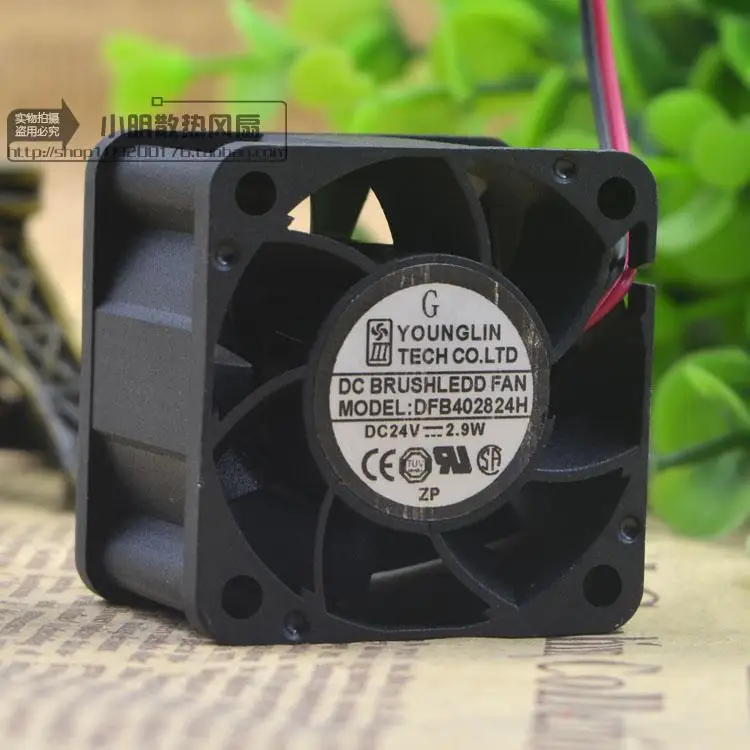 DFB402824H 4028 4 см 24V 2,9 W защиты электродвигателя Вентилятор охлаждения