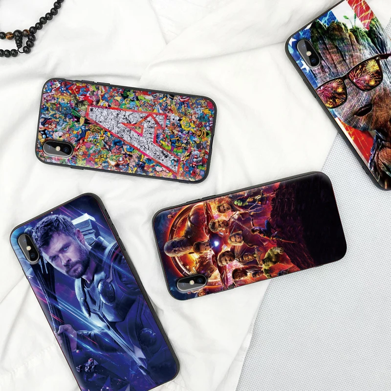 Мягкий ТПУ силиконовый для Xiaomi mi 8 A2 LITE 6X X 2S 3 F1 9 CC9E CC9 SE 9T A3 PRO Thor Marvel Avengers | Мобильные