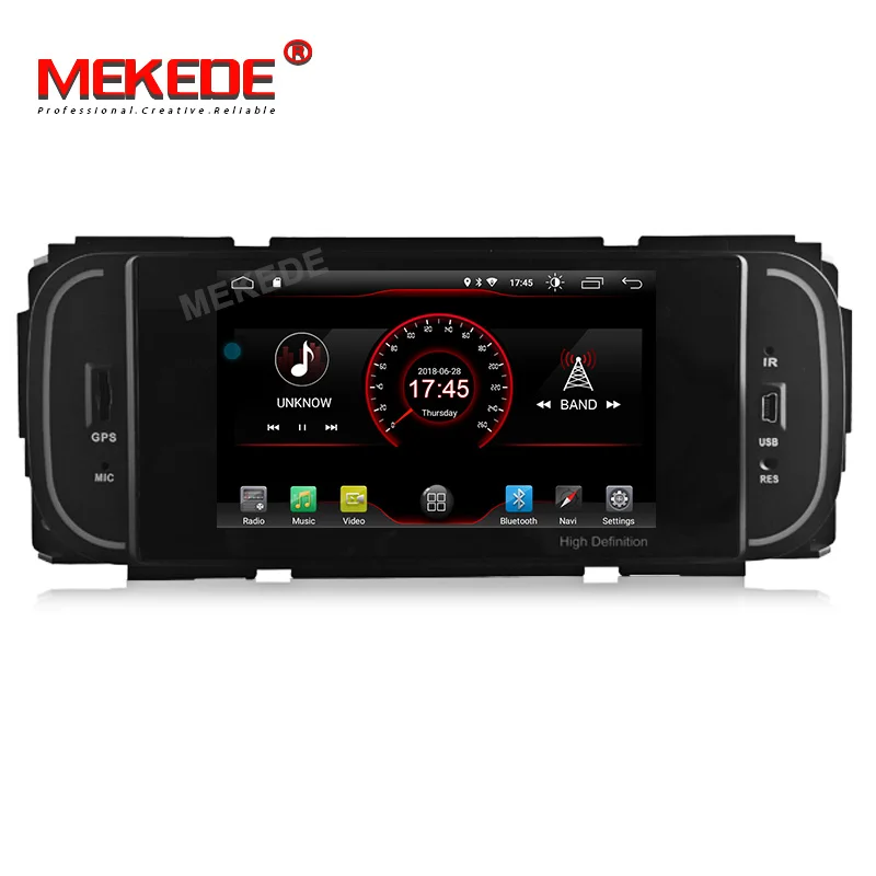 Perfect MEKEDE Android 9.0 Car DVD Player For Chrysler/Dodge/RAM/Jeep/Grand Cherokee With GPS Navigation BT Radio FM AM RDS Audio Video 2