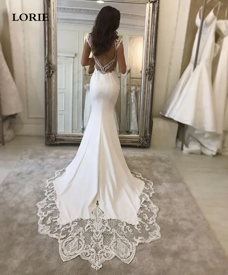 Gaun Pengantin Putri Duyung Seksi LORIE 