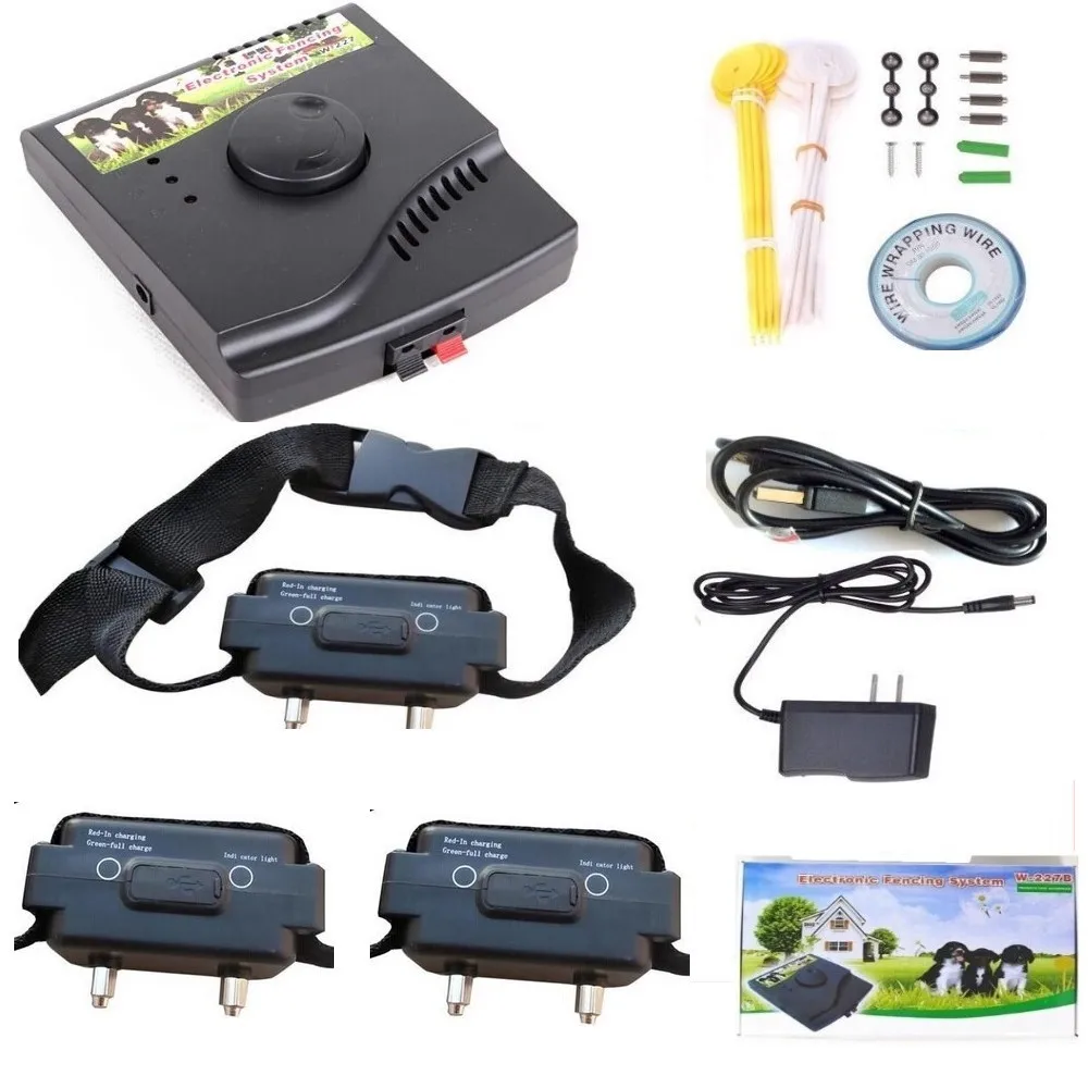 Underground Waterproof Pet Electric Fence Shock Training Collar Dog Pet Training Fence Fencing