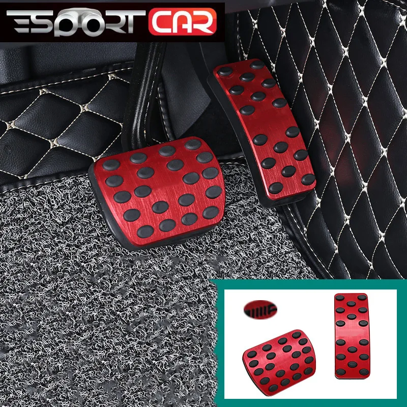 

Car Accessories Aluminum Car Pedal Accelerator Brake Cover for Mercedes Benz GLA 200 CLA 200 AMG Metal Gas Brake Pedal Cover