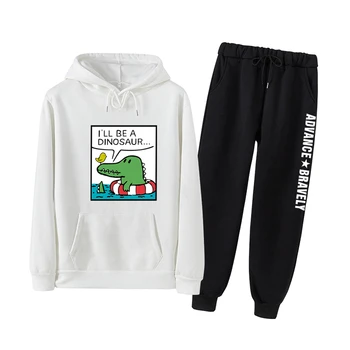

a541 2019 Woman Tracksuit Clothing Hoodies Set Letter Print Sportwear Suit Women 2 Piece Set Costumes Sweatshirt+Pants Sudaderas