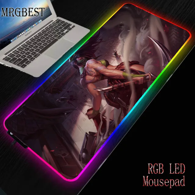 Anime League of Legends Large Mouse Pad Akshan Vex XXL Keyboard Mousepads  40*90CM Rubber Gaming Desk Mat for Laptop Gamer Pad - AliExpress