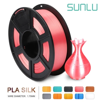 

Enotepad SILK Filament PLA watermelon red SILK 1kg 2.2 lbs 1.75mm per roll 3D Printer Filament DIY for 3D printing Refills