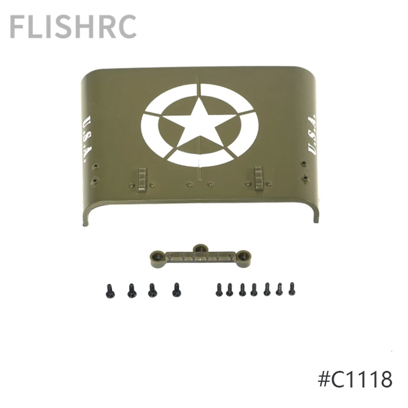 FMS 1:12 Hood For Willys RC Car Part #C1118 | Игрушки и хобби