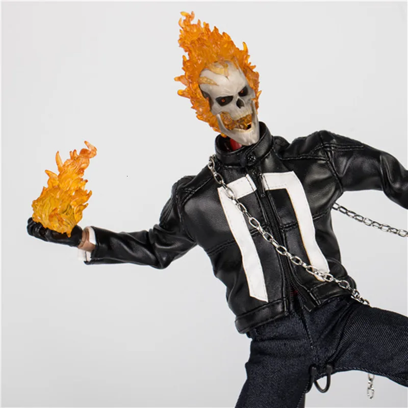 Горячие игрушки Marvel Ghost Rider Johnny Blaze ПВХ Коллекционные Фигурки игрушки