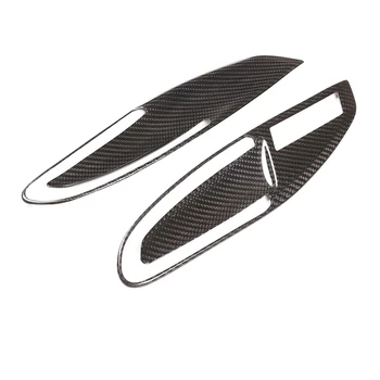 

Car Interior Door Handle Frame Cover Trim Accessories Real Carbon Fiber for 911 718 2012-2018
