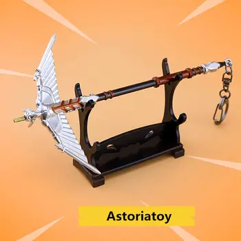 

Battle Royale Toy Model The stick of monarchy Keychain Alloy Weapons Kids Toy Collection Decoration