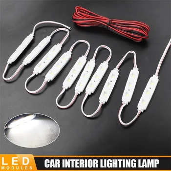 

10x3 LED LED Modules Light Lamp Bulb Kit Bright White Interior light for Vans Caravans Trailers Lorries Horse boxes Car Boots