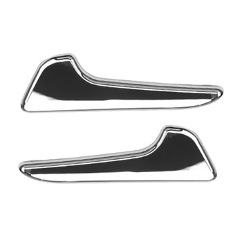 

2x Car Chrome Plated Left/Right Interior Door Handle Silver Door Handle Repair Kit for Mercedes-Benz Clase a W169 B W245