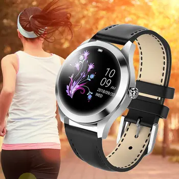 

KW10 Ladies Fashion Heart Rate Monitoring Sports Step Sleep Quality Monitoring Flip Wrist Bright Waterproof Smart Bracelet