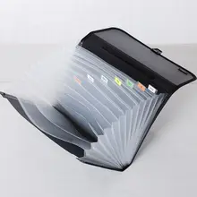 

12 Grids Handheld File Folder Organ Box Bag Multi-function Organizer Storage Holder Office Document A4 Paper Folder