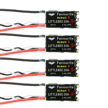 

Favourite FVT LittleBee 20A-S ESC BLHeli S OPTO 2-4S Supports Mulitshot OneShot125 Oneshot42 Multicopter