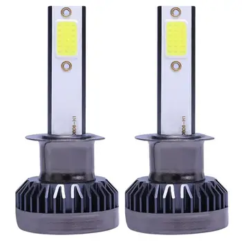

VODOOL 1 Pair Mini LED Car Auto Headlight Bulbs 2PCS 72W 12000LM 8000K COB Automobile Headlamp Bulbs IP68