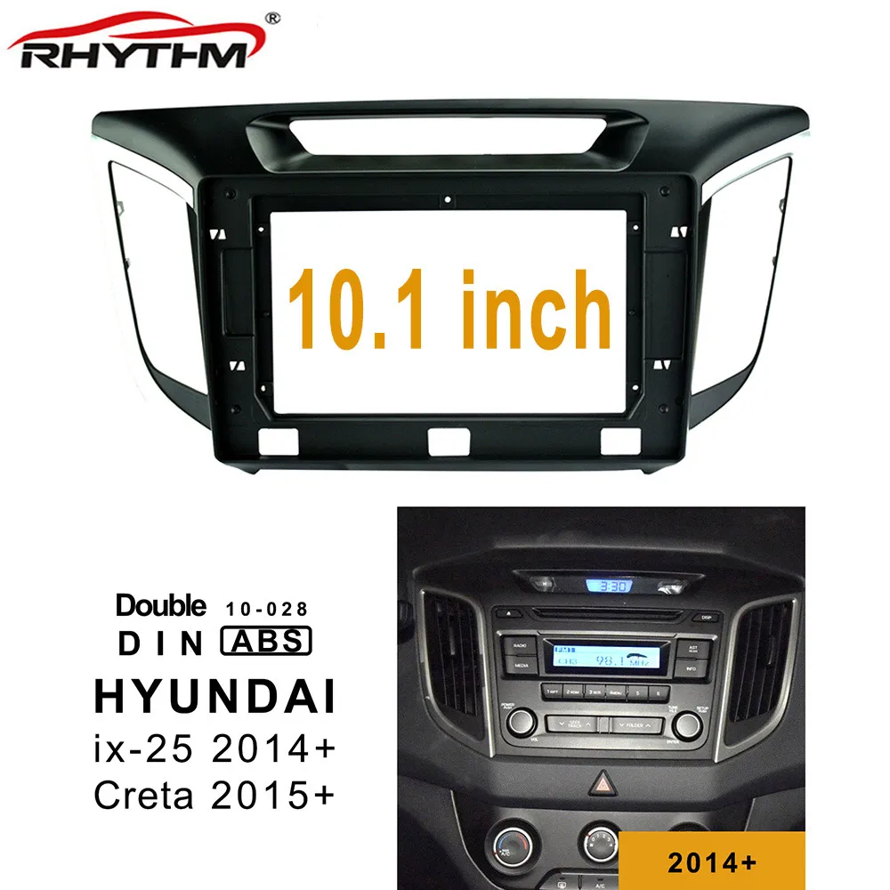 Автомобильная радиосвязь для hyundai IX25 CRETA- 2Din Автомобильная рамка аудио фитинг адаптер Переходная панель для hyundai CRETA