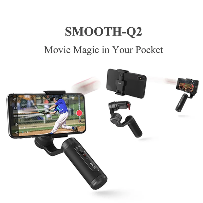 Zhiyun Smooth Q2 Smooth 4 ручной карданный стабилизатор для iPhone 7 6s Plus X 8 S8 S7 S6, Zhiyun Smooth 4, zhiyun smooth q2