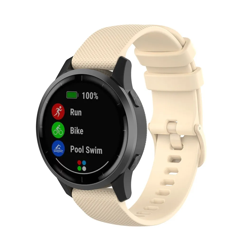 45# мягкий силиконовый сменный ремешок для Garmin Vivoactive 4, умный Браслет для Garmin Vivoactive 4, сменный ремешок для часов
