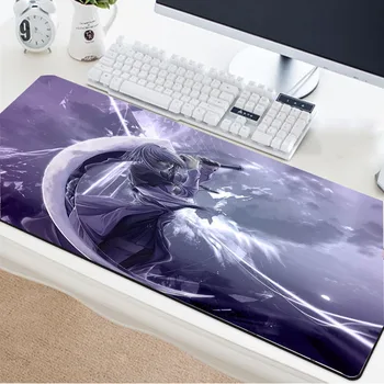 

Yuzuoan cartoon anime cold boy pattern mouse pad large size beautiful lock edge game pad can be customized non-slip desk pad