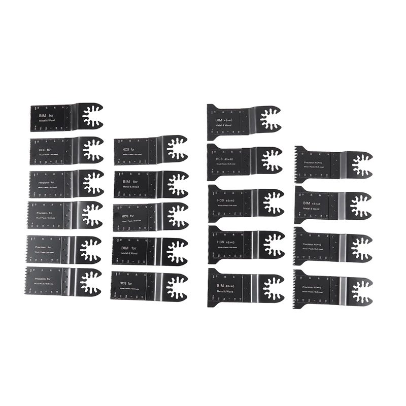 

20 Metal/wood Oscillating Multitool Quick Release Saw Blades for Fein Multimaster Porter Cable Black & Decker Bosch Dremel Craft