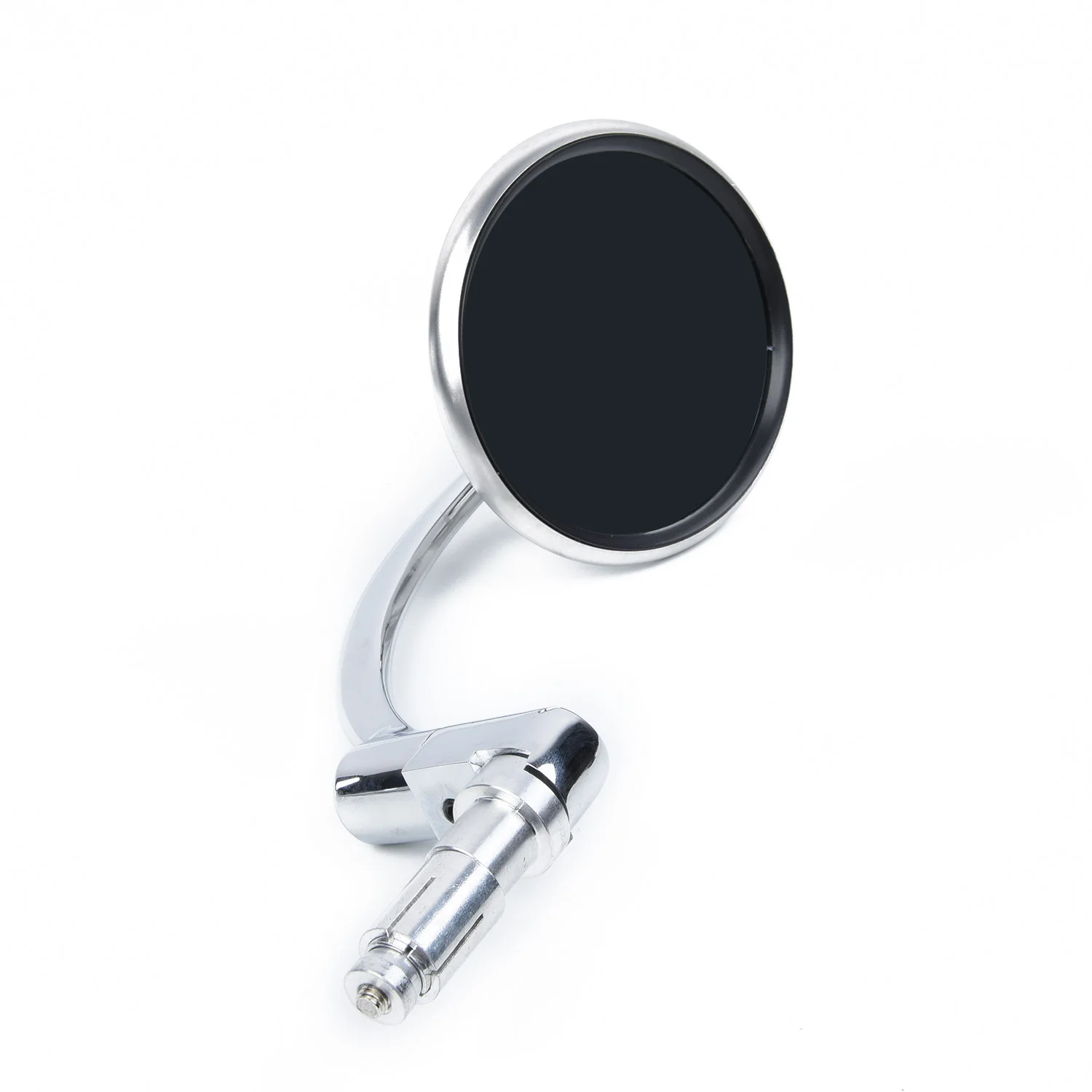 

Adjustable Chrome Round Bar End Rearview Mirror 2pcs Suitable For Cafe Racer Motorcycle Accessories Parts