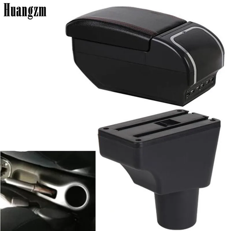 For Toyota sienta Armrest box Rotatable Center Centre Console Storage Box with cup holder ashtray USB interface products accesso |