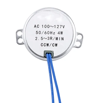 

Speed Controler Ac Motor 1pc AC 100-127V 4W Synchronous Motor 50/60Hz CCW/CW Geared Motor Electric Motor