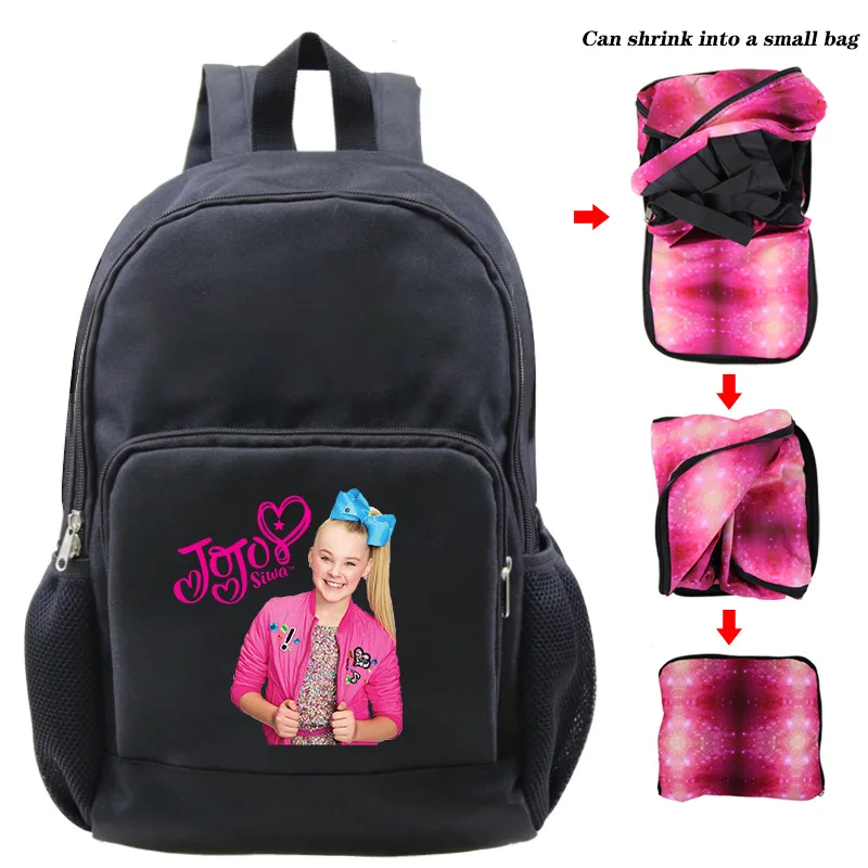 photo colour Дети Jojo Siwa рюкзак для девочек школьная сумка супер звезда школьный персональный книга сумки печать mochila большой емкости Bolsa - Цвет: photo colour