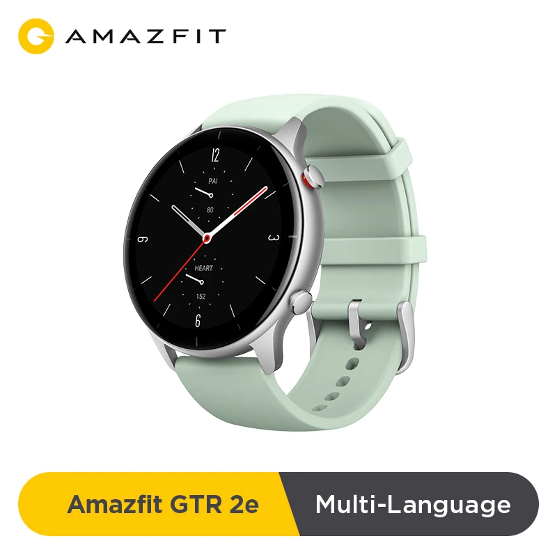  [Ship From Poland] Amazfit GTR 2e Smartwatch 2.5 D Glass 90 Sports Modes Alexa Built-in 5 ATM Smart Watch for Andrioid IOS 