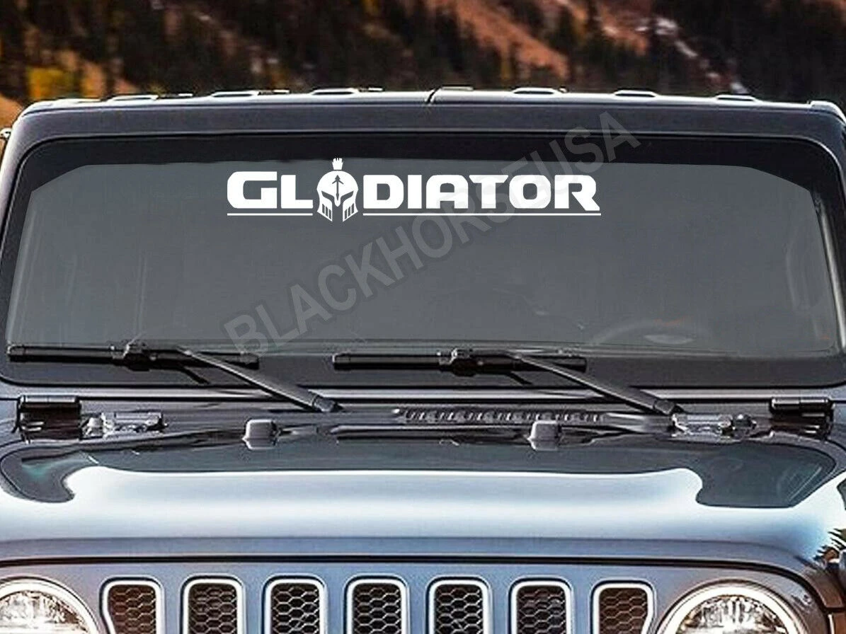 Для 22 &quotJeep Gladiator наклейка на ветровое стекло sticker для любого Rubicon YJ TJ JK JL |