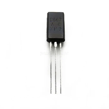 

50pcs/lot 2SD667 D667 TO-92L TO92 Plastic-Encapsulate Transistors In Stock