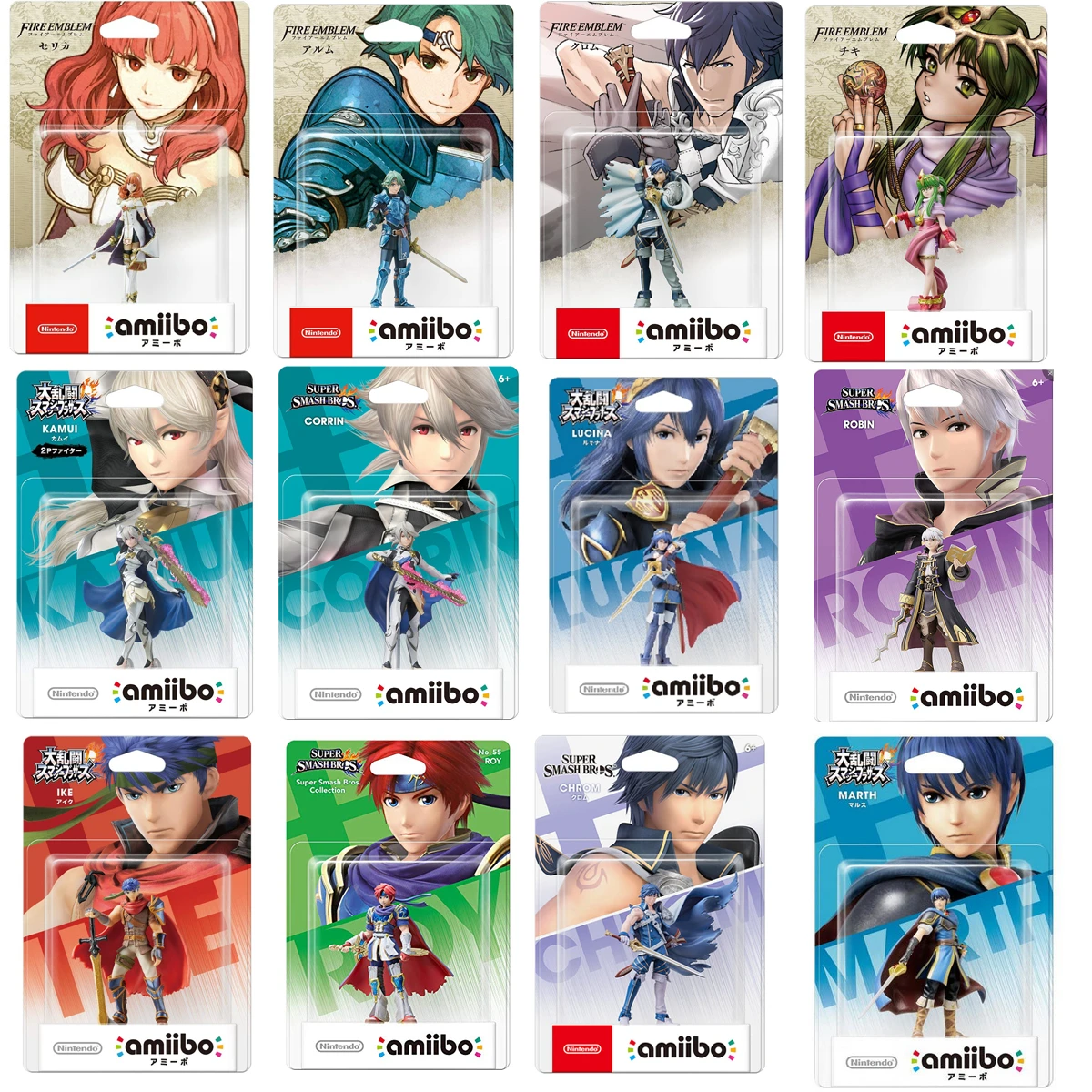 任天堂amiiboフィギュア池ロイcorrin Nsスイッチwii Uスイッチスーパースマッシュbros シリーズ 火災エンブレム Replacement Parts Accessories Aliexpress