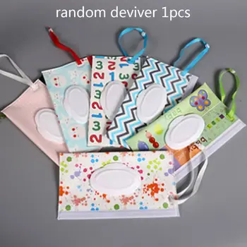 

Travel Baby Wipes Case Pouch Handheld Wipes Dispenser Kids Reusable Wipe Holder H55B