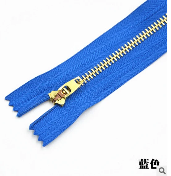 blue Meetee 10 шт. 13/15/18 см 3# High-end металлическая молния с закрытым концом молнии самодельного кошелька бумажника мешок швейная молния Костюмы аксессуары A4-17 - Цвет: blue