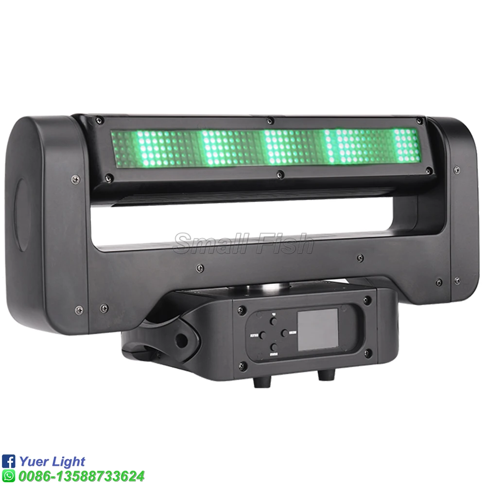 2 шт./лот 140 Вт DMX 512 светодиодный RGB Стробоскоп мигающий движущийся головной светильник DJ диско сценический SMD светильник для вечерние клубов и баров