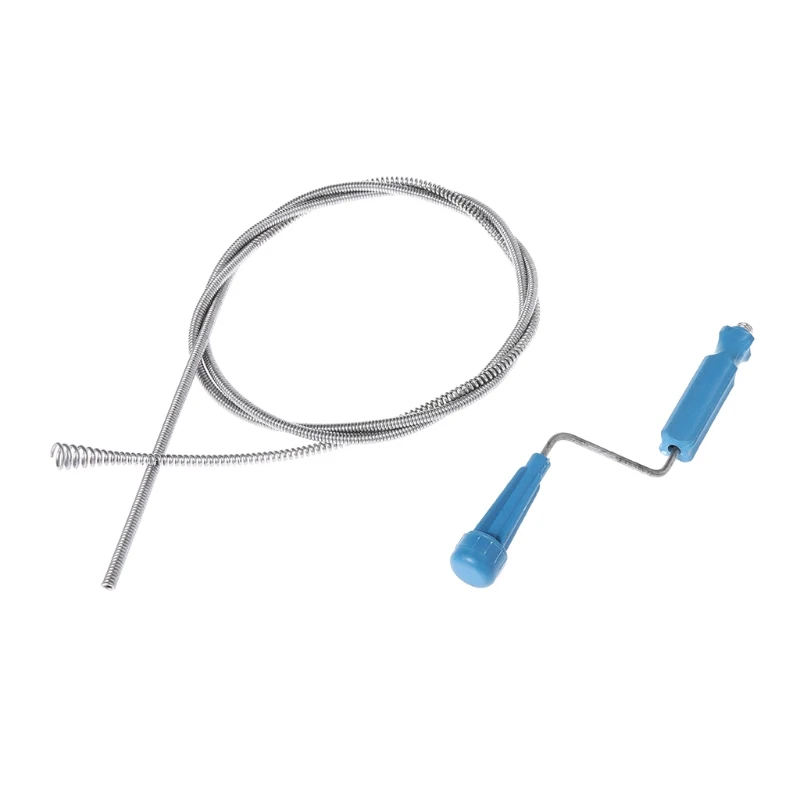 

Drain Pipe Cleaning Tool Rod Sink & Drain Snake Clog Hair Grime Remover 180cm