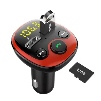 

Car MP3 Player / Dual USB Car Cigarette Lighter QC3.0 Car Charger Car wireless Handsfree FM Transmitter 1pcs