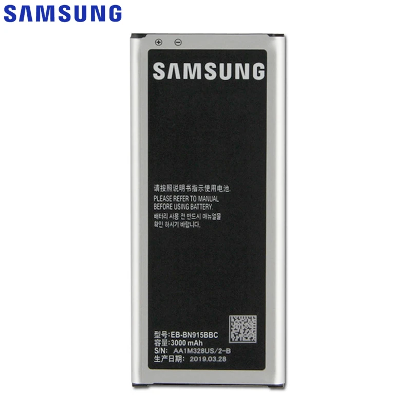 samsung Батарея EB-BN915BBE EB-BN915BBC для Galaxy Note Edge N9150 N915S G9006V SM-N915G N915K N915L N915FY N915D NFC