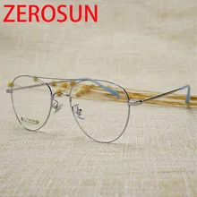 Zerosun, женские очки, оправа, авиационные очки, женские прозрачные линзы, поддельные модные очки для очков по рецепту