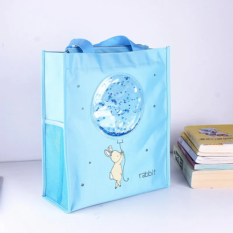 

Quicksand Balloon Carry Bag Waterproof Primary School STUDENT'S bu xi dai Children Art Packages Lunch Bag