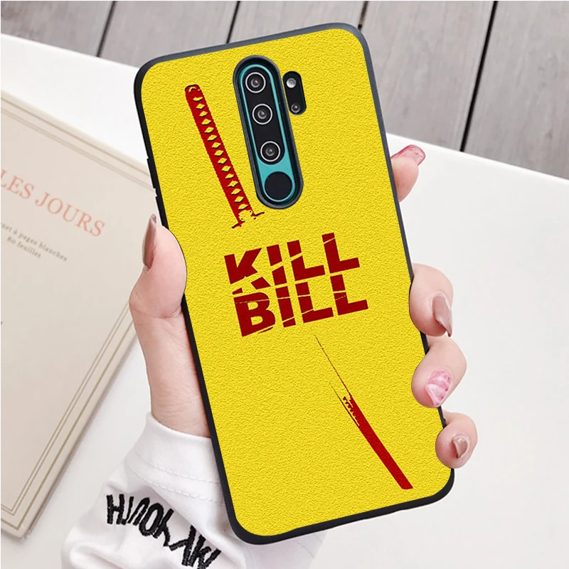 xiaomi leather case handle Kill Bill Silicone Ốp Lưng Điện Thoại Redmi Note 9 8 7 Pro S 8T 7A Bao xiaomi leather case color Cases For Xiaomi