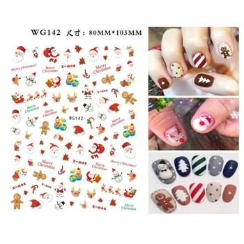

Mini Christmas Sticker Winter Snowflake Nail Sticker DIY Album Diary Mobile Phone Decoration Scrapbook Kawaii Snowman Sticker