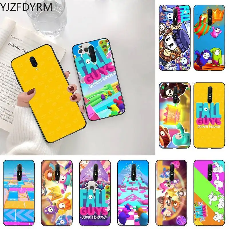 

YJZFDYRM fall guys game Phone Case For Oppo A5 A9 2020 Reno2 z Renoace 3pro A73S A71 F11