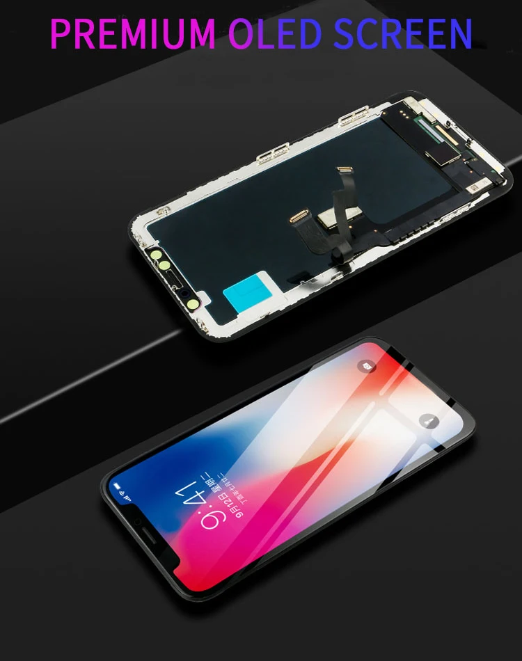 AAA+++ OLED экран для iphone XR гибкий ЖК Высокочувствительный 3D сенсорный экран для iphone Дисплей ЖК замена