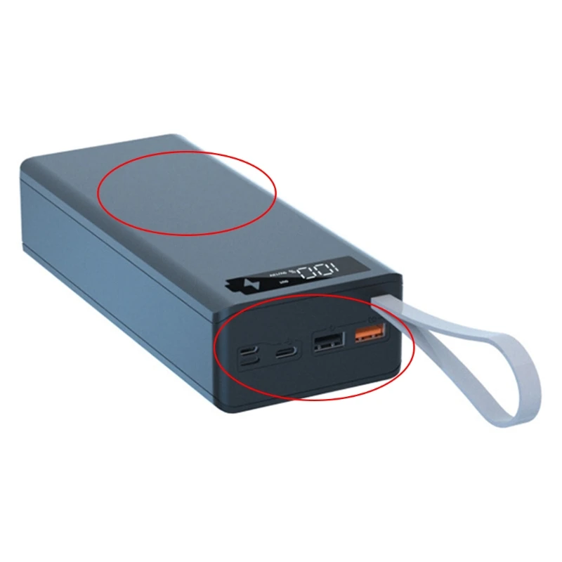 83XC C16 Detachable QC3.0 PD Quick Charge LCD Display DIY 16x18650 Battery Case Power Bank Shell without Powerbank |